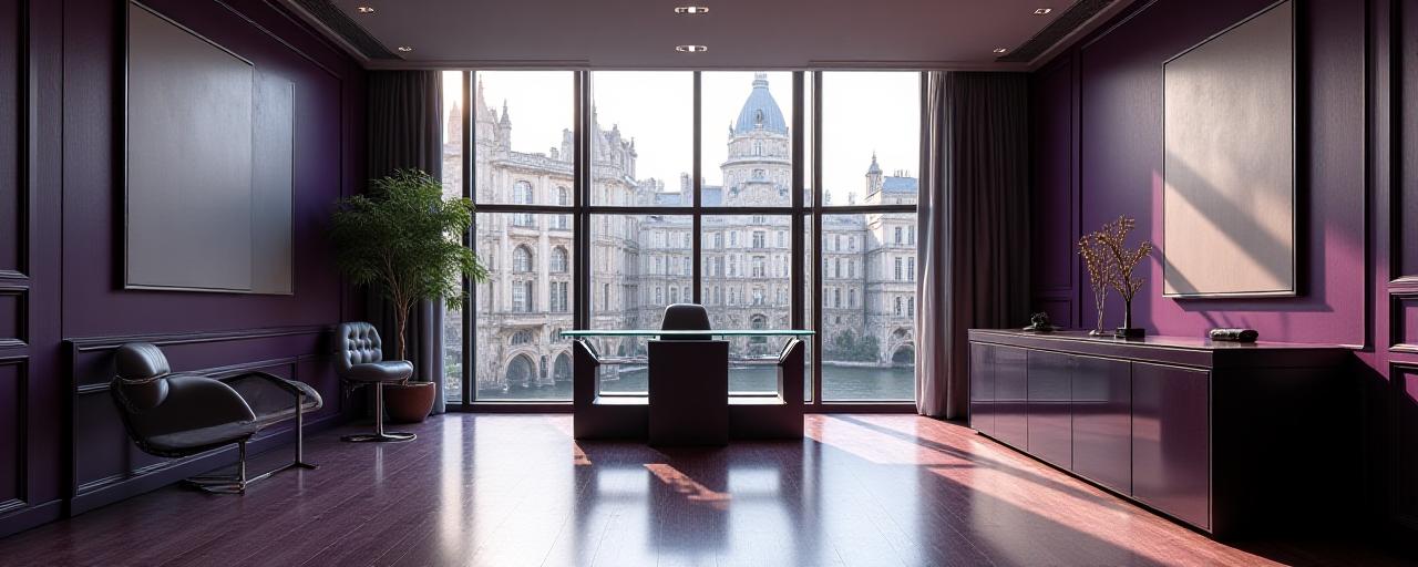 Sophisticated London Law Office Interior